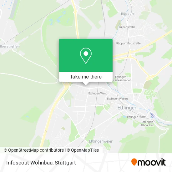 Карта Infoscout Wohnbau