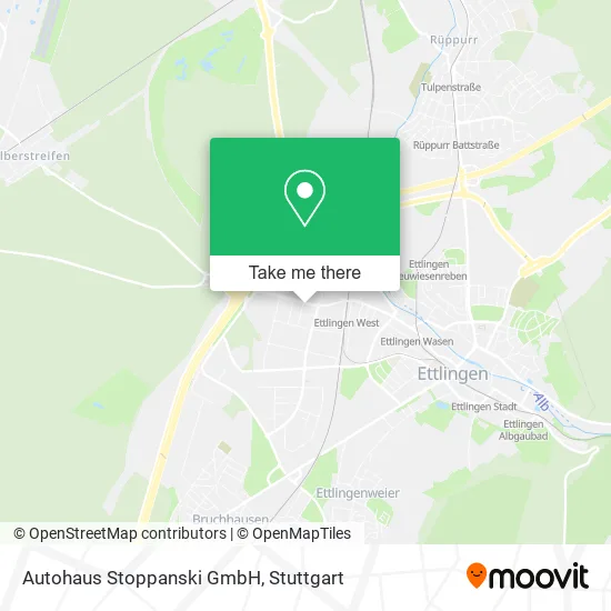 Карта Autohaus Stoppanski GmbH