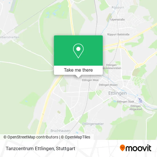 Tanzcentrum Ettlingen map