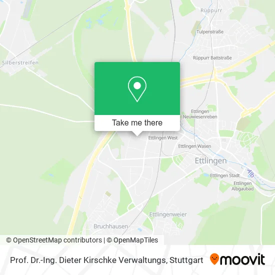 Карта Prof. Dr.-Ing. Dieter Kirschke Verwaltungs