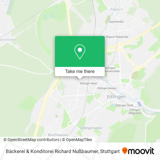 Карта Bäckerei & Konditorei Richard Nußbaumer