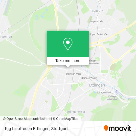 Карта Kjg Liebfrauen Ettlingen