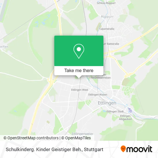 Карта Schulkinderg. Kinder Geistiger Beh.