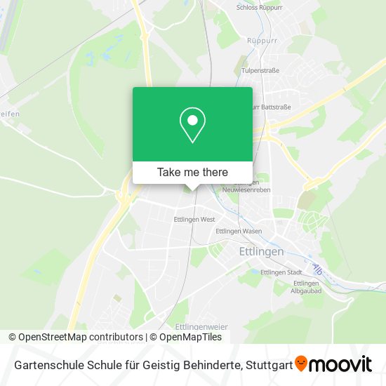 Gartenschule Schule für Geistig Behinderte map