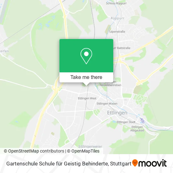 Карта Gartenschule Schule für Geistig Behinderte
