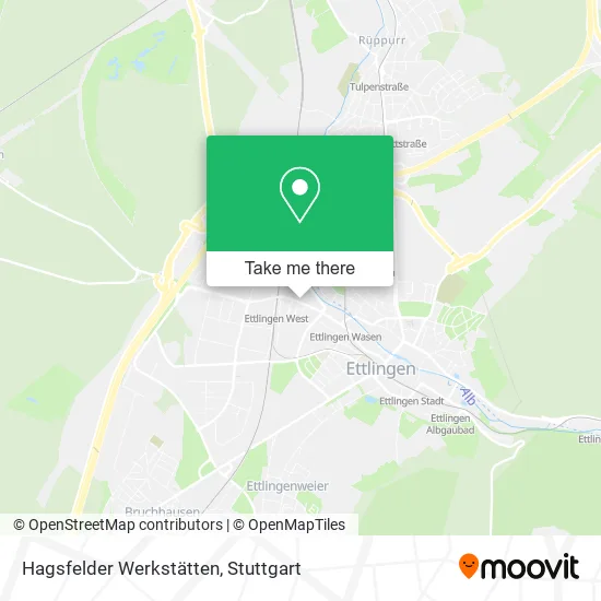 Карта Hagsfelder Werkstätten