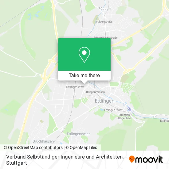 Карта Verband Selbständiger Ingenieure und Architekten