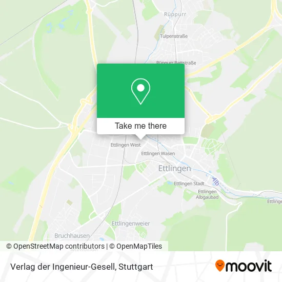 Карта Verlag der Ingenieur-Gesell