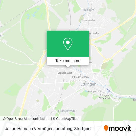 Jason Hamann Vermögensberatung map