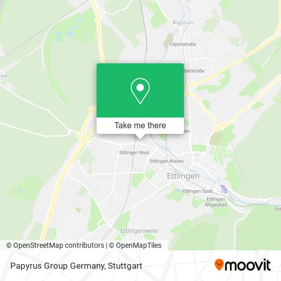 Papyrus Group Germany map