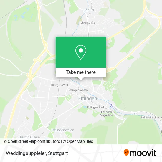 Карта Weddingsuppleier