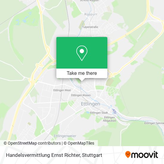 Карта Handelsvermittlung Ernst Richter