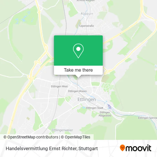 Карта Handelsvermittlung Ernst Richter