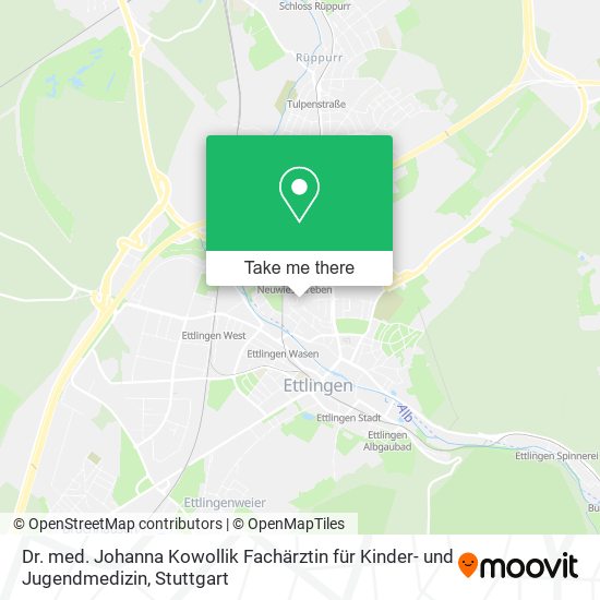 Dr. med. Johanna Kowollik Fachärztin für Kinder- und Jugendmedizin map