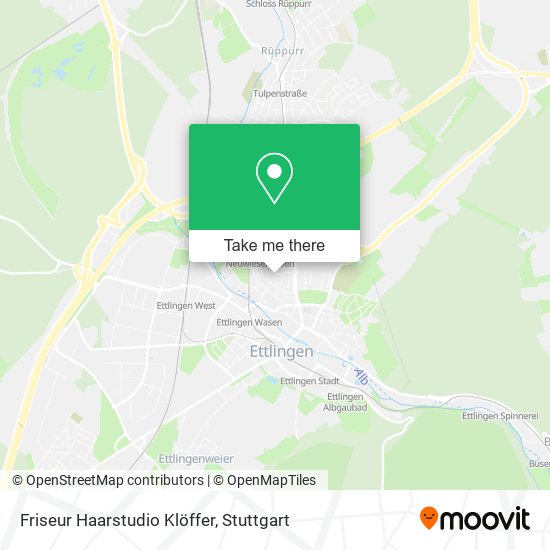 Friseur Haarstudio Klöffer map