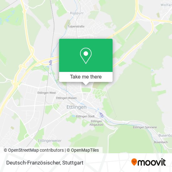 Deutsch-Französischer map