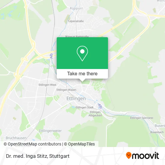 Карта Dr. med. Inga Stitz