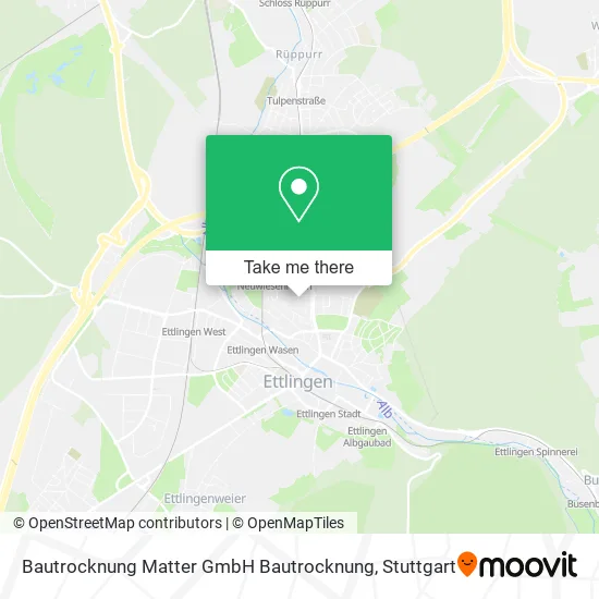 Карта Bautrocknung Matter GmbH Bautrocknung