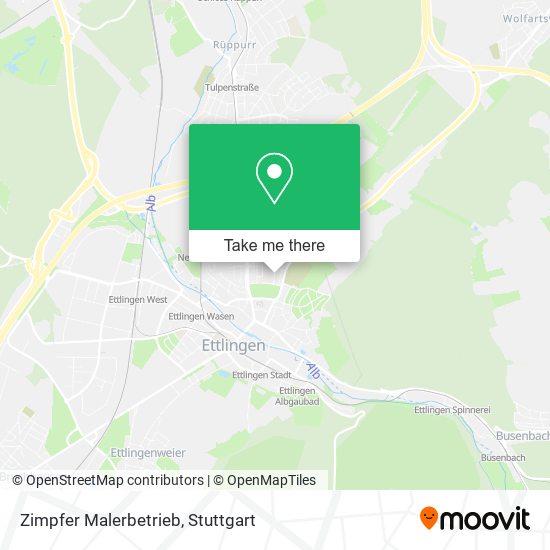 Карта Zimpfer Malerbetrieb