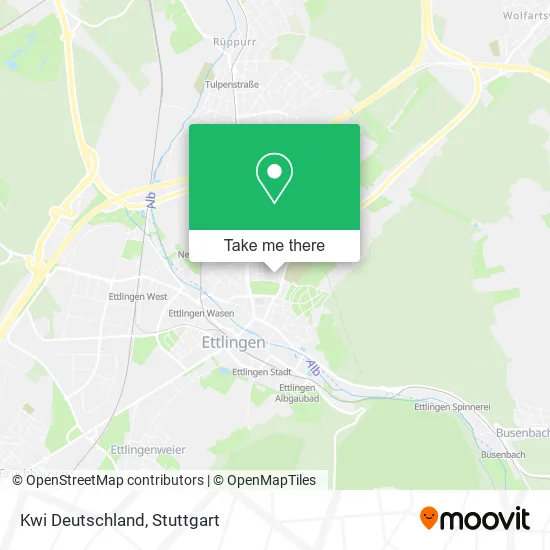 Карта Kwi Deutschland