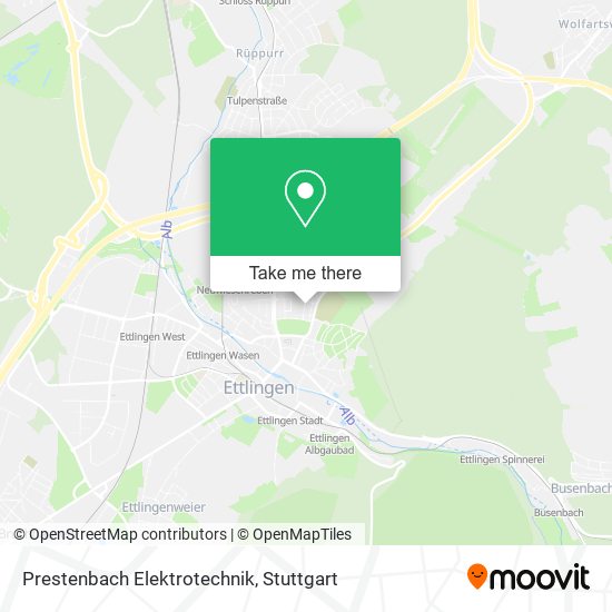 Prestenbach Elektrotechnik map