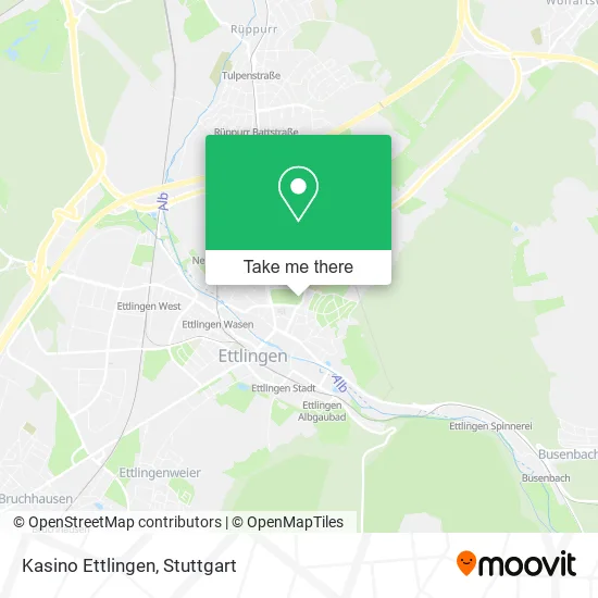 Карта Kasino Ettlingen