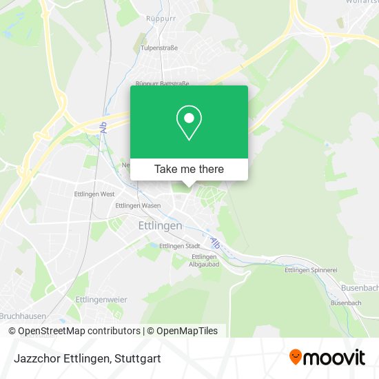 Jazzchor Ettlingen map