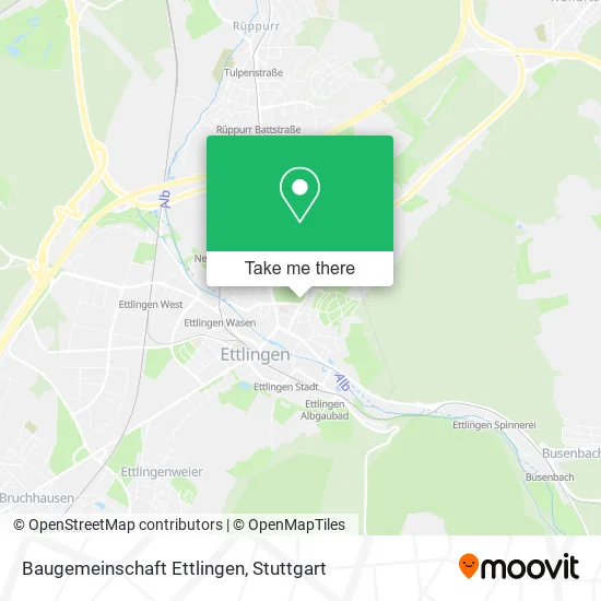 Карта Baugemeinschaft Ettlingen