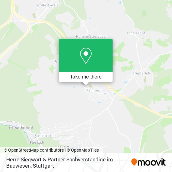 Herre Siegwart & Partner Sachverständige im Bauwesen map