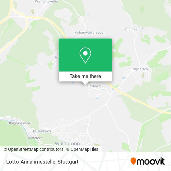 Lotto-Annahmestelle map