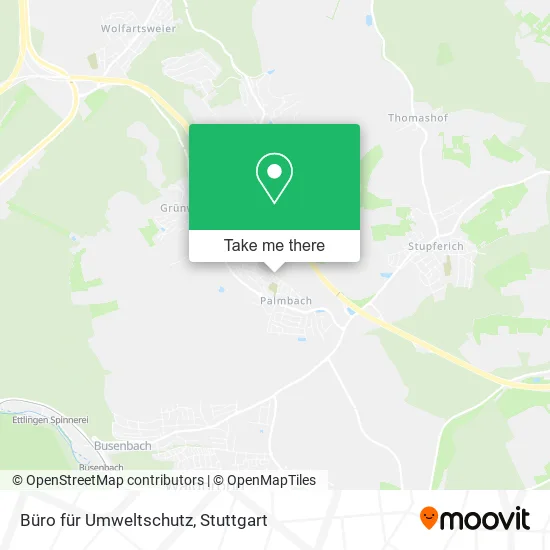 Карта Büro für Umweltschutz