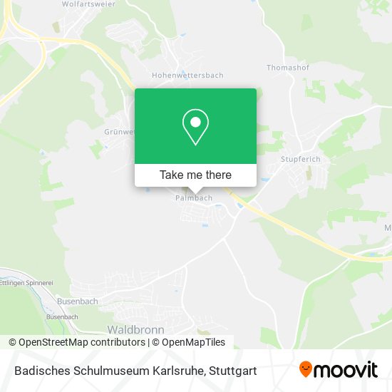Карта Badisches Schulmuseum Karlsruhe