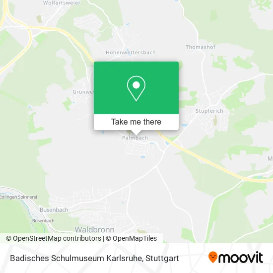 Карта Badisches Schulmuseum Karlsruhe