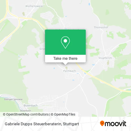 Карта Gabriele Dupps Steuerberaterin
