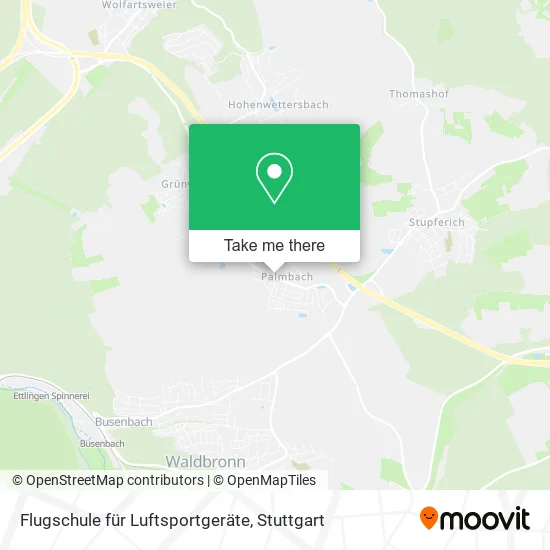 Карта Flugschule für Luftsportgeräte