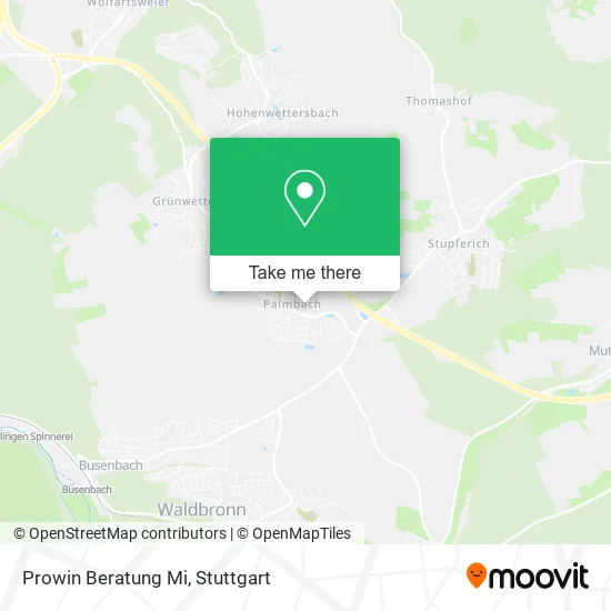 Карта Prowin Beratung Mi