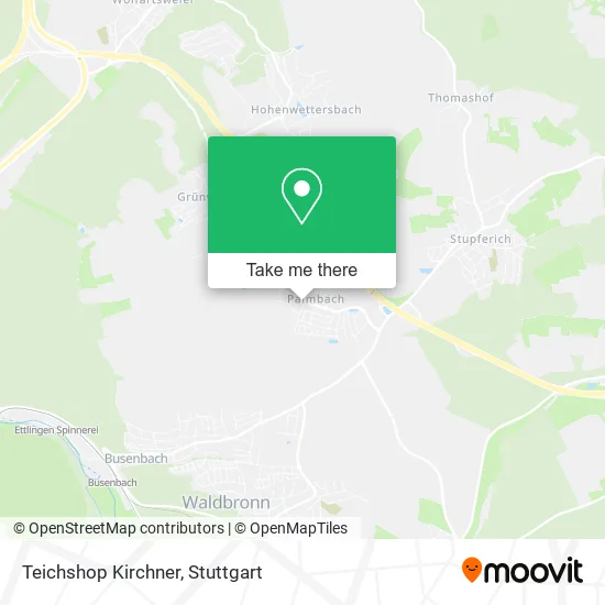 Карта Teichshop Kirchner