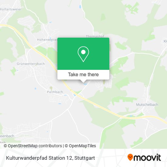 Kulturwanderpfad Station 12 map