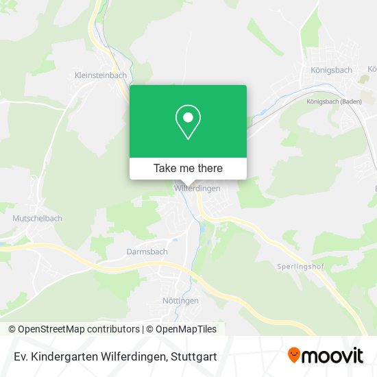 Ev. Kindergarten Wilferdingen map
