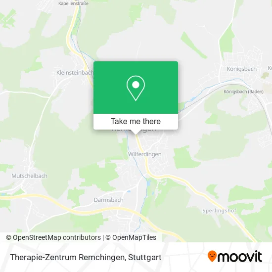 Карта Therapie-Zentrum Remchingen