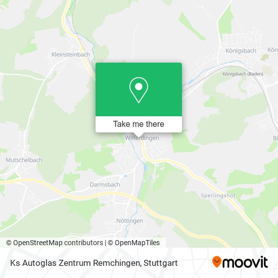 Карта Ks Autoglas Zentrum Remchingen