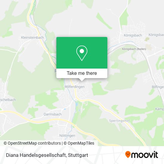 Карта Diana Handelsgesellschaft