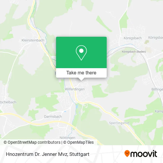 Карта Hnozentrum Dr. Jenner Mvz