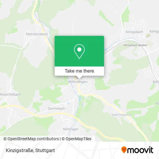 Карта Kinzigstraße