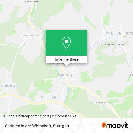 Christen in der Wirtschaft map