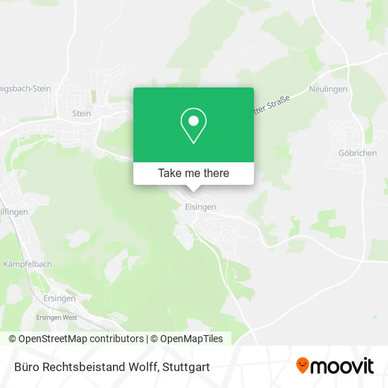 Карта Büro Rechtsbeistand Wolff