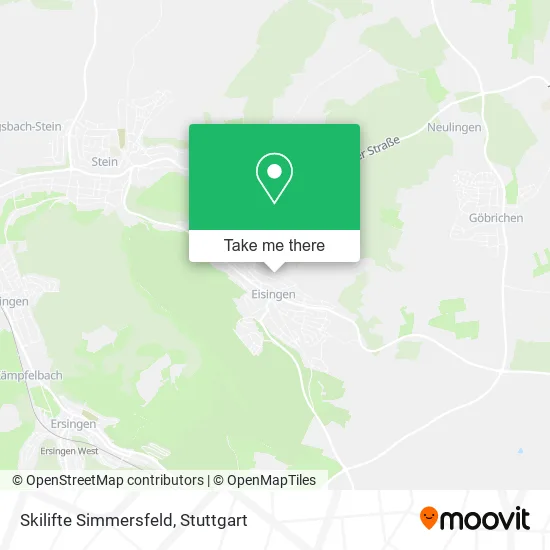 Карта Skilifte Simmersfeld