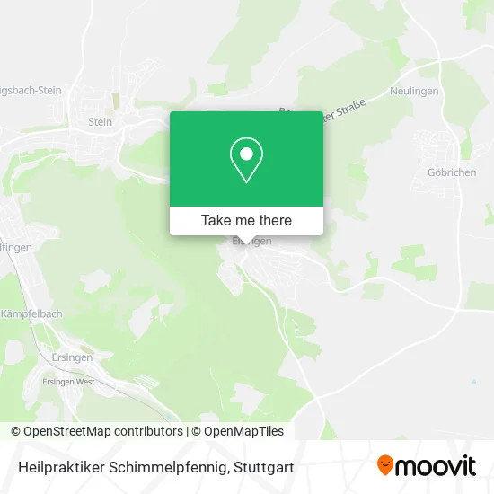 Карта Heilpraktiker Schimmelpfennig