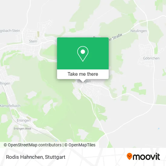 Карта Rodis Hahnchen