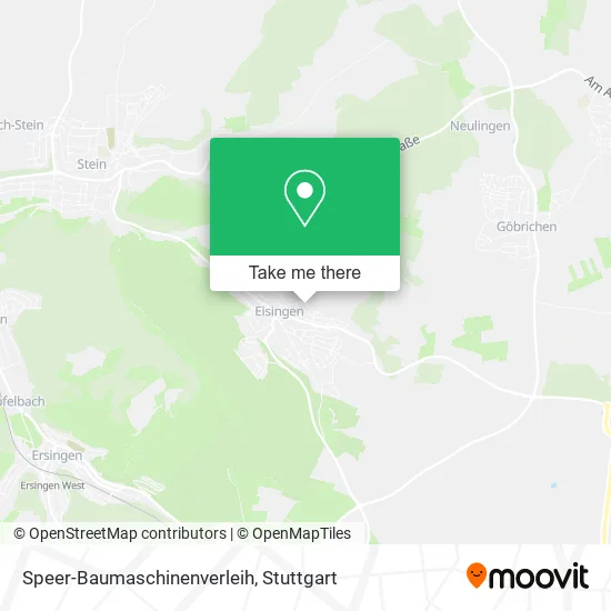 Карта Speer-Baumaschinenverleih